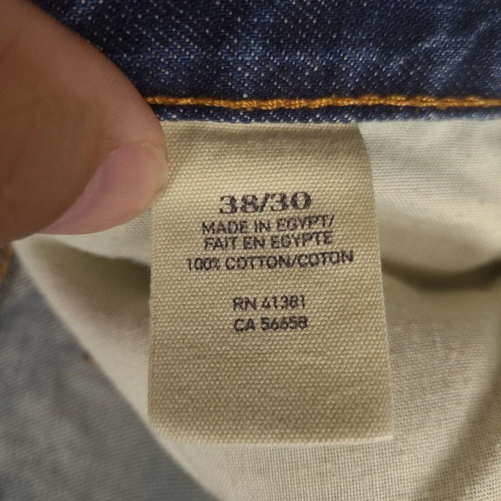 Denim & Supply Ralph Lauren Jeans Mens 40x30.5 Blue Straight‎ Taper Denim